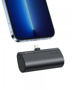 Externá batéria POWER BANK Veger V0556P Plug On, 5000mAh PD20W, konektor Lightning, farba čierna