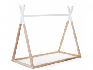 Posteľ konštrukcia stanu Tipi Natural White 70x140cm