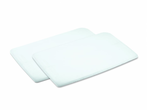 Prestieradlo do postieľky Swift 2ks biele 0-6m