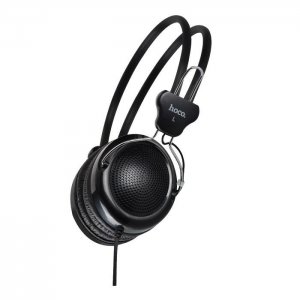 Slúchadlá HOCO W5, 3,5 mm Jack s mikrofónom, farba čierna
