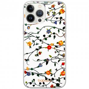 Puzdro Zadné puzdro Flower iPhone XR (6,1) farba biela