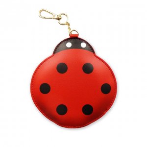Externá batéria POWER BANK Lady Bug, 2200mAh , 1x USB, 1x Micro USB, farba červená