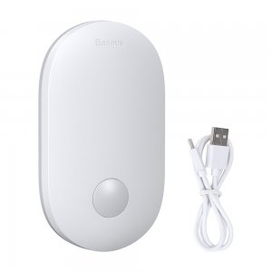 Magnetická nočná LED lampa BASEUS so senzorom pohybu (prirodzené svetlo) + nabíjací kábel (DGSUN-RB02) biela