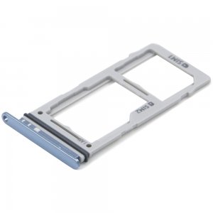 Držiak SIM karty (šuplík) Samsung G970, G973, G975 Galaxy S10e, S10, S10 Plus modrý