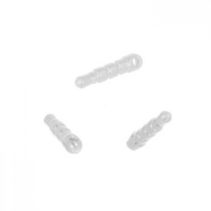 Zástrčka pre jack 3,5 mm, biela - balenie 10 ks