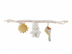 Miffy Vintage Stripes Bunny reťaz na kočík