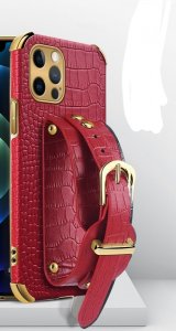 Puzdro Back Case Croco Belt iPhone 14 Plus (6,7´´) červené