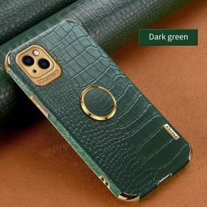 Zadné puzdro Croco Ring iPhone 14 Pro Max (6,7´´), farba zelená