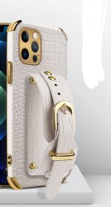 Puzdro Back Case Croco Belt iPhone 14 Plus (6,7´´) béžové