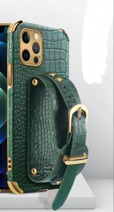 Puzdro Back Case Croco Belt iPhone 14 Pro Max (6,1´´) green