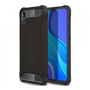 Puzdro Armor Carbon Samsung A405F Galaxy A40, farba čierna