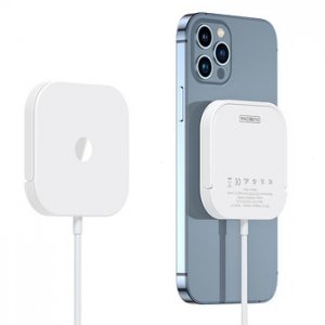 Indukčná nabíjačka Dux Ducis (Duzzona W7) Magsafe15W, farba biela