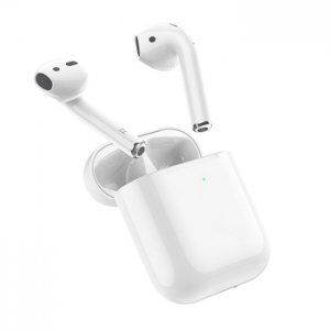 Náhlavná súprava Bluetooth BOROFONE TWS BW01 Plus, farba biela