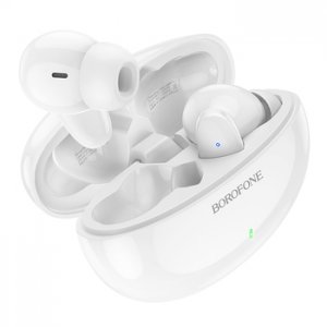 Bluetooth náhlavná súprava BOROFONE TWS BW19 Wonderful, farba biela