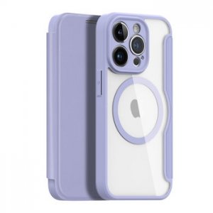 Puzdro Dux Ducis Skin X Pro iPhone 14, MagSafe, farba fialová