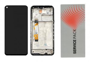 Xiaomi Redmi NOTE 9T dotykový panel + LCD displej s rámom čierny SERVISNÝ BALÍČEK