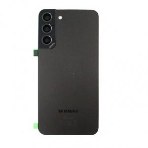 Samsung S906 Galaxy S22 PLUS 5G kryt batérie + sklo fotoaparátu čierne