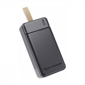 Externá batéria POWER BANK BeePower BP-30, 30000mAh, 2x USB, USB Type C, Micro USB, farba čierna