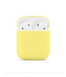 Silikónové puzdro pre Apple AirPods I/II, žlté