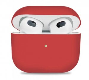 Silikónové puzdro pre Apple AirPods 3, červené