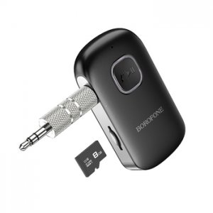 FM bluetooth vysielač Borofone BC42, MP3, MICRO SD, jack 3,5 mm, čierny