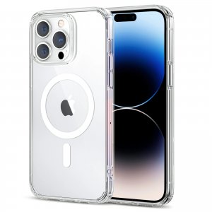 MagSilikónové puzdro iPhone 12 Pro - Transparentné
