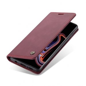Puzdro Book CaseMe Xiaomi Redmi 9A, bordová farba