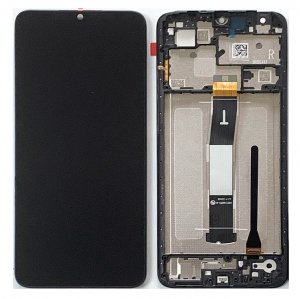 Xiaomi Redmi 12C dotykový panel + LCD s rámom čierny SERVISNÝ BALÍK