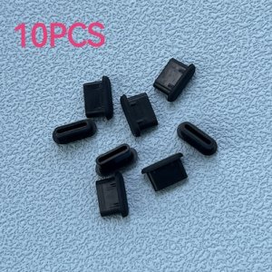 Zástrčka USB typu C, čierna - balenie 10 ks