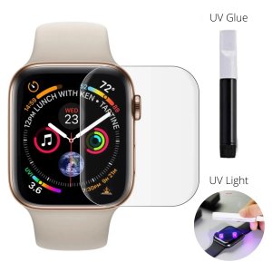 Tvrdené sklo 5D UV GLUE GLASS Apple Watch series 1/2/4 42mm
