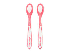 Lžičky s tepelným senzorem 2 ks Boo Pink
