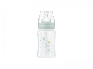 Detská fľaša 240ml 3m+ Jungle King Mint