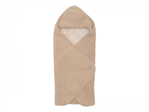 Deka zavinovací pletená 75x75cm Beige