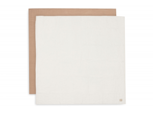 Pleny zavinovací 2ks 115x115 cm Biscuit / Ivory