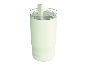 Nerezový termohrnek s brčkem Mist Pastel Green 720 ml
