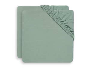 Prostěradlo napínací 120x60 cm 2 ks Ash Green