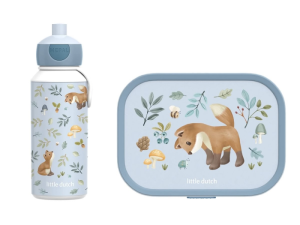 Svačinový set (láhev 400ml+box) Forest Friends