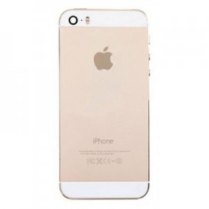 Kryt batérie + stredný iPhone 5S originálnej zlatej farby