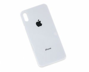 Kryt batérie iPhone X biely/strieborný