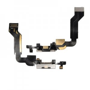 Flex iPhone 4 s nabíjacím konektorom čierny